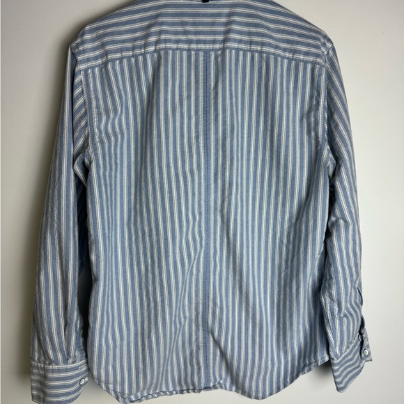 Rag & Bone Fit 2 Button down Shirt blue white Large - Picture 2 of 7